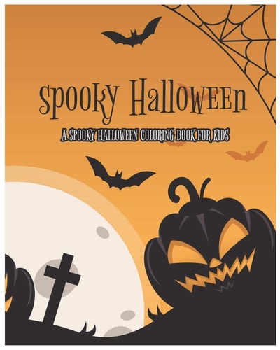 Spooky Halloween Spooky Coloring Book for Kids
