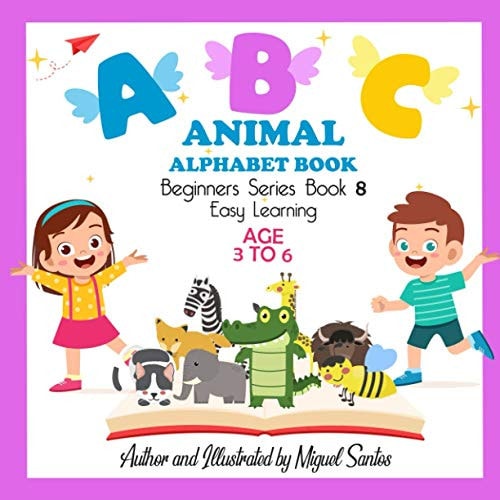ABC Animal Alphabet Early Stages Reading Book