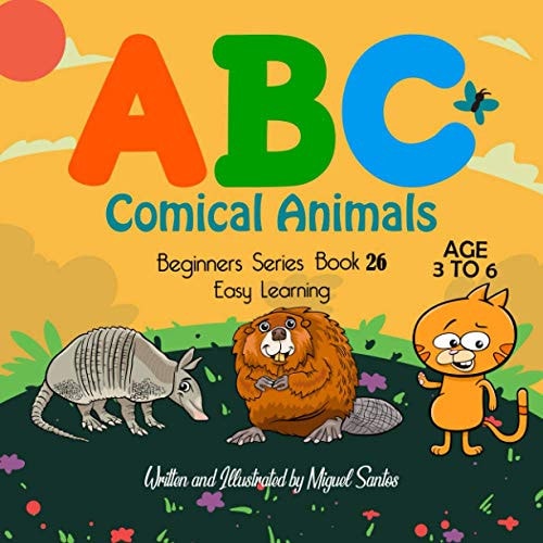 ABC Comical Animals Beginners Easy Learning