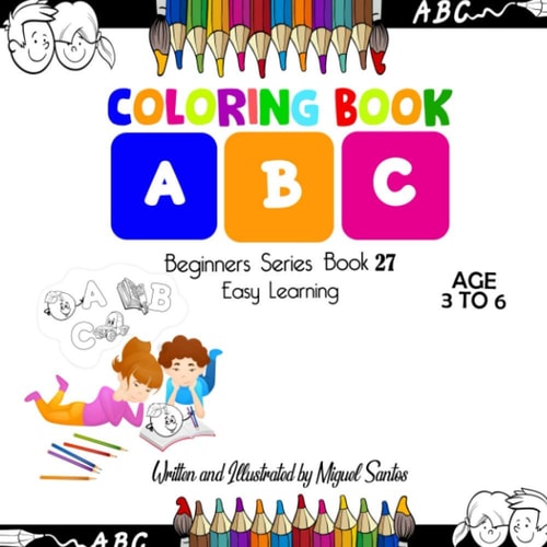 Coloring Book ABC Beginners Easy Learning