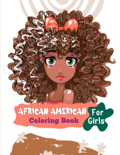 African American Coloring Book For Girls Black African American Girls Coloring