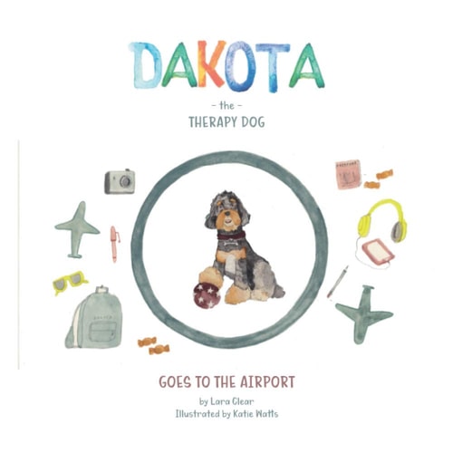 Dakota The Therapy Dog Goes To The Airport