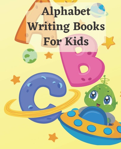 Alphabet Writing Books For Kids Learning Books Alphabet Letter Tracing Notebook For Kindergarten Wipe Clean, 26 Page 8.5x11 / Beginning Cursive Resource Workbook For Children