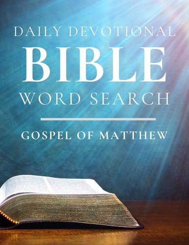 The Daily Devotional Bible Word Search Gospel of Matthew