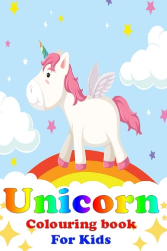 Unicorn Colouring Book For Kids Simple Unicorn Coloring Book 64 Pages (6x9)