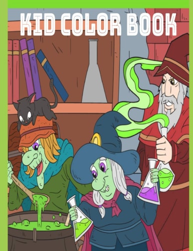 Kid Color Book 71 Pages 8.5 X 11 Inches Kids Activity Books