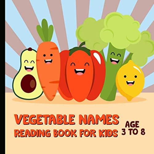 VegeTable Names Reading Book For Kids