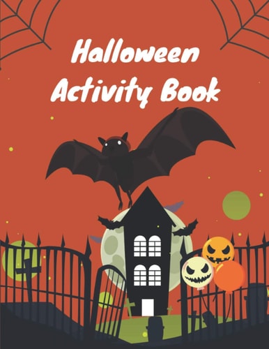 Halloween Activity Book Maze Activity Book with Solution