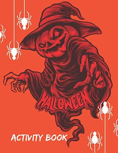 Halloween Activity Book Maze Book with Solution