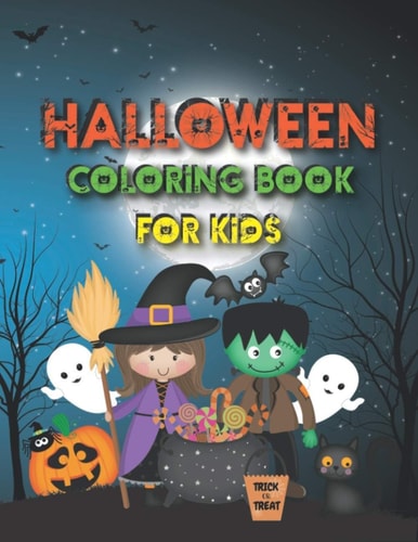 Halloween Coloring Book for Kids A Fun Coloring Book for Children Ages 4-8
