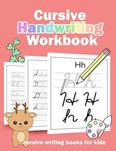 Cursive Handwriting Workbook Cursive Writing Books for Kids