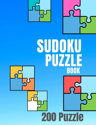Sudoku Puzzle Book SUDOKU PUZZLE Book for Adults Young Men and Womens,223 Pages, Nice Gift Size 8,5x11 Inches