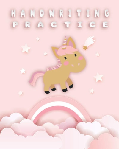 Preschool Handwriting Practice Book Unicorn ABC Coloring and Handwriting Practice Book for Preschool, Kindergarten, and Grade 1