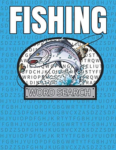 Fishing Word Search 50 Large Print Word Search Puzzles With Solutions