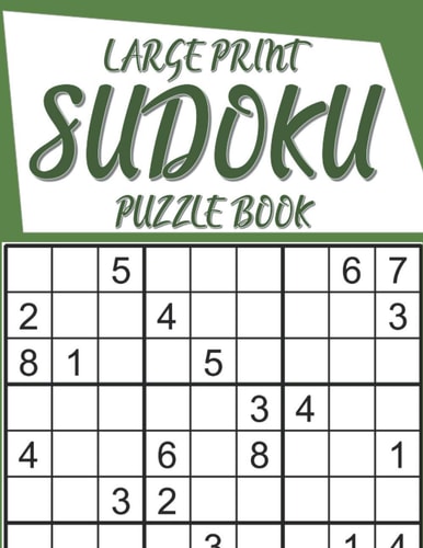 Large Print Sudoku Puzzle Book 320 Puzzles