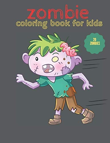Zombie Coloring Book for Kids Horror Coloring Pages For Kids