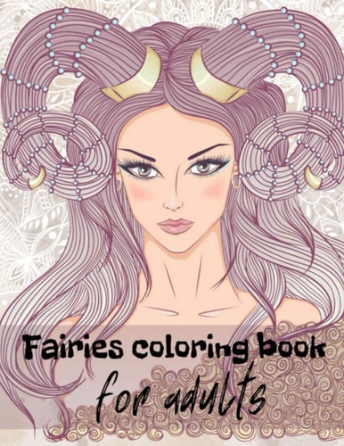 Fairies Coloring Book - For Adults