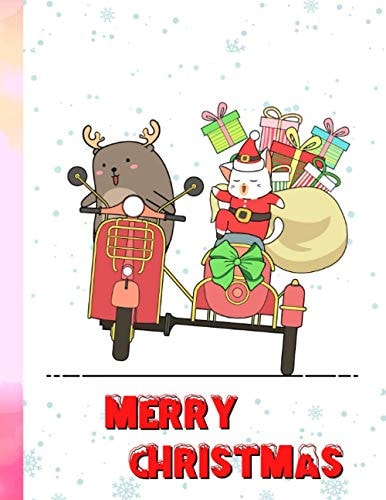 Merry Christmas Christmas Coloring Book For Adults Relaxation 25 Gorgeous Designs, Large Prints, Mix of Easy, Medium & Intricate Images Great Gift Idea For Women, Men, Kids Over 8 Years.