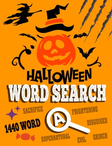 Halloween Word Search Funny Halloween Activity Book for Kids Let Your Kids Creativity Run Wild!
