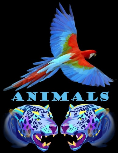 Animals An Adult Coloring Book with 100 Beautiful Animals Designs for Stress Relief and Relaxation
