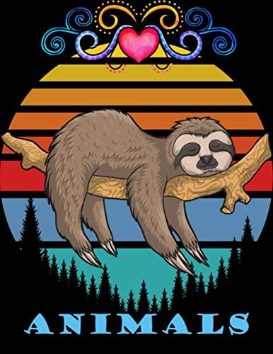 Animals An Adult Coloring Book: Stress Relieving Designs