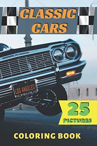 Classic Cars Coloring Book