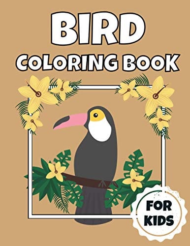 Bird Coloring Book Cute Bird Designs For Kids