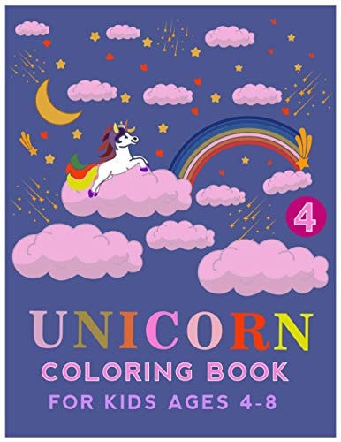 Unicorn Coloring Book for Kids Ages 4-8 Beautiful Unicorn