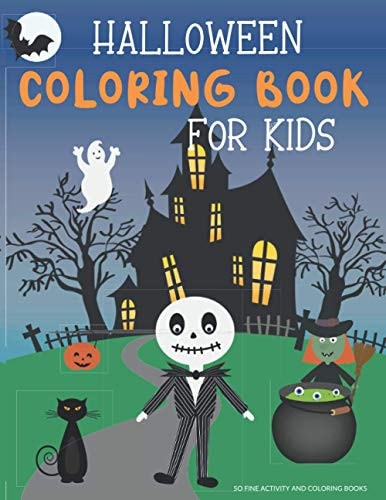 Halloween Coloring Book for Kids Spooky and Silly Activity Pages for Fun and Creativity