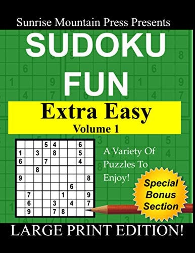 Sudoku Fun Extra Easy Volume 1
