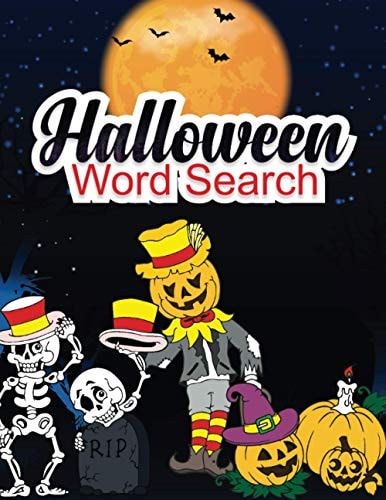 Halloween Word Search Large Print Halloween Word Search With Coloring Pages