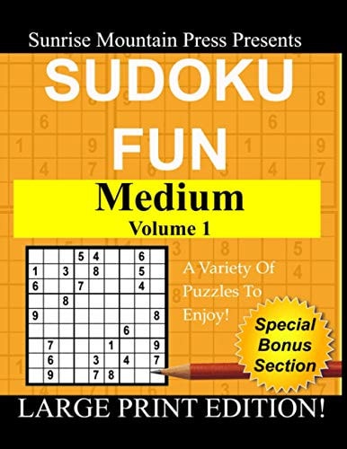 Sudoku Fun Medium Volume 1