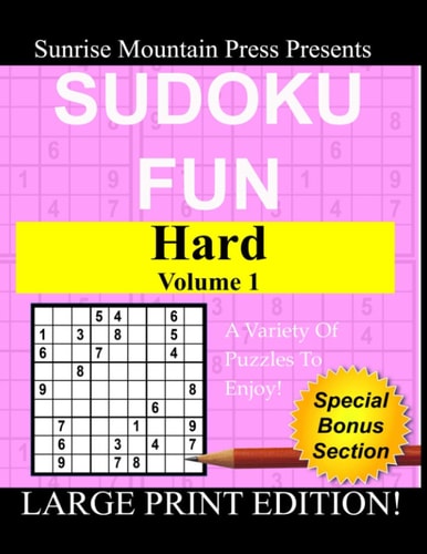 Sudoku Fun Hard Volume 1