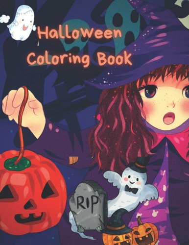 Halloween Coloring Book The Perfect Gift for this Halloween Season!Unique Designs, No Repeats.8.5 by 11 Inch Pages