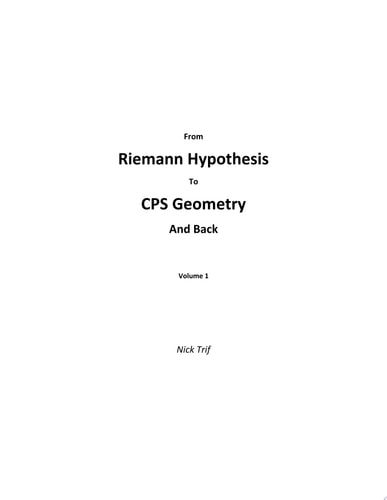 From Riemann Hypothesis to CPS Geometry and