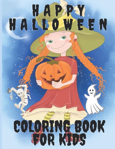 Happy Halloween Coloring Book For Kids Cool Coloring Books
