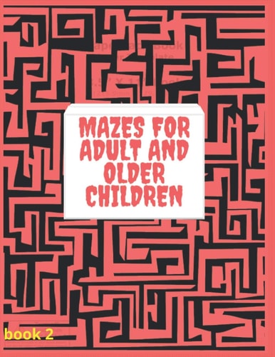 Mazes for Adult and Older Children Book 2 Amazing Maze Activity Book for Adult and Older Children . Workbook for Fun, Games, Puzzles, Spatial Awareness and Problem-Solving.