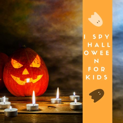 I Spy Halloween For Kids Letters From A to Z/Halloween Vocabulay/Fun Ridddles 26 Guessing Games/