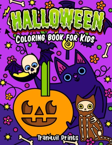 Halloween Coloring Book for Kids Happy Halloween for Boys and Girls