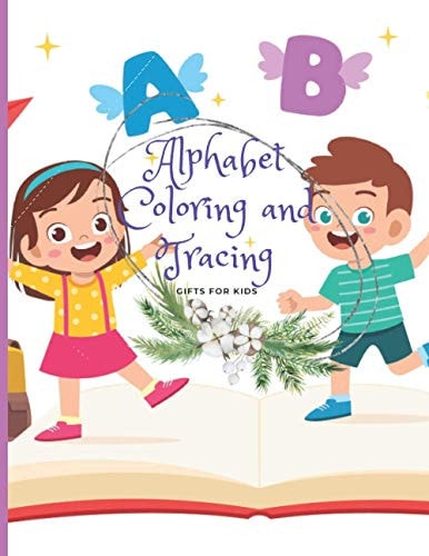 Alphabet Coloring and Tracing Gifts For Kids Letter Tracing Coloring Animals Preschool Handwriting Workbook