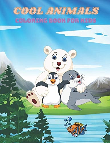 COOL ANIMALS - Coloring Book For Kids