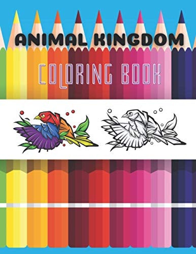 Animal Kingdom - Coloring Book