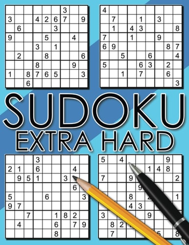 Sudoku Extra Hard Sudoku Diabolical, Hard Sudoku Books for Adults, Sudoku Gift Book, Sudoku Difficult Level, Gift for Math Geeks