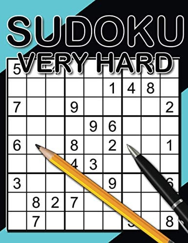 Sudoku Very Hard Sudoku Diabolical, Hard Sudoku Books for Adults, Sudoku Gift Book, Sudoku Expert, Gift for Math Geeks