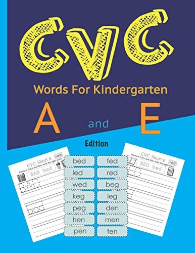 CVC Words For Kindergarten A CVC Words Book