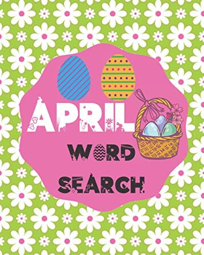 April Word Search Gift For All Aries & Taurus Family Members Born In April Who Love Diamonds