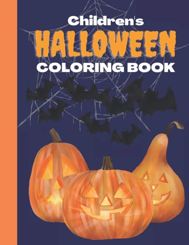 Children's Halloween Coloring Book Halloween Book For Kids