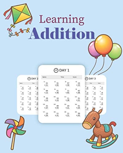 Learning Addition 100 Days of Learning Addition for Kids