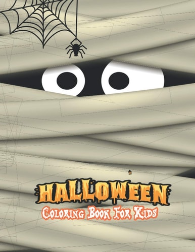 Halloween Coloring Book For Kids Amazing Children Coloring Hand Drawn Doodle Style Pumpkin, Ghost, Bat, Autumn, Shadows and More, Fantasy Coloring Book of Halloween for Kids Super Gift Idea for Kids this Halloween Vol: 8