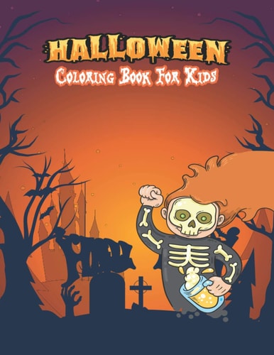 Halloween Coloring Book For Kids Amazing Children Coloring Hand Drawn Doodle Style Pumpkin, Ghost, Bat, Autumn, Shadows and More, Fantasy Coloring Book of Halloween for Kids Super Gift Idea for Kids this Halloween Vol: 11